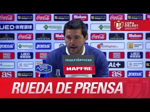 Rueda de prensa de Cosmin Contra tras el Getafe CF (3-0) SD Eibar - HD Copa del Rey