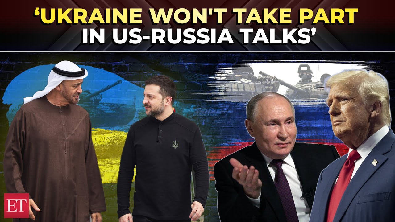 Zelenskyy meets UAE President, says 'Ukraine will not participate in US-Russia peace talks in Saudi'