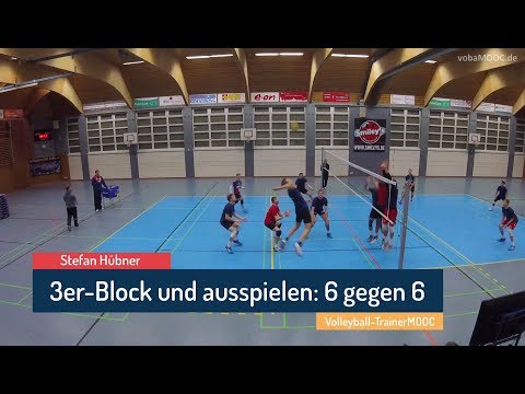 3er-Block und ausspielen: 6 gegen 6 - Stefan Hübner