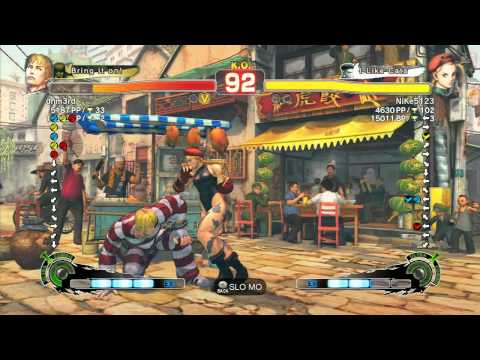 SSF4 AE: Sasaki (Cody) vs NiKe5123 (Cammy) - Ranked Match (720p HD)