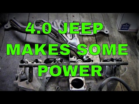 Upgraded Intake Manifold and Blackhorse racing header on a Jeep Grand Cherokee 4.0 part 2