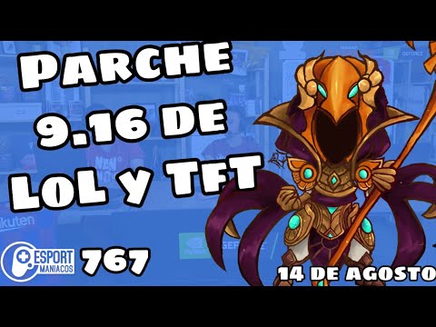 Esportmaníacos 767 - ¿Se filtra el nuevo campeón de LoL? Logros de pago, Parche 9.16 de LoL y TFT