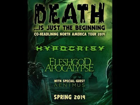 Hypocrisy and Fleshgod Apocalypse co-headline 2019 tour ‘Death…Is Just The Beginning'