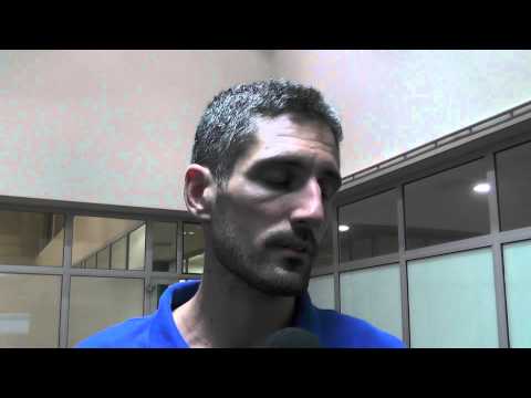Player coach France Despotovic after UEFA Futsal Cup 2015/16  win vs FC Encamp
