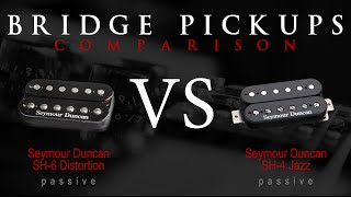 Video thumbnail for SEYMOUR DUNCAN SH6 DISTORTION vs SH4 JB - Passive Bridge Pickup Guitar Tone Comparison / Review by Mike Stamper