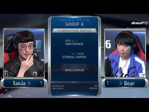 TaeJa (T) vs Dear (P) - Elimination Match Ro 16 Group A - 2020 GSL S1