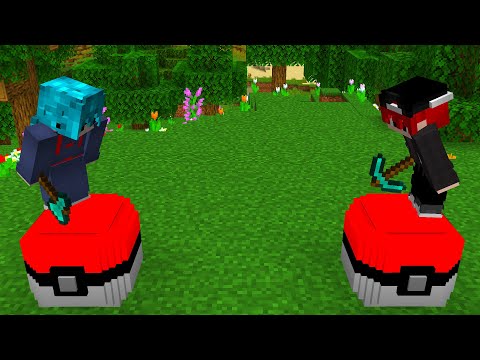 DESAFIO 1V1 LUCKY BLOCK PIXELMON NO MINECRAFT