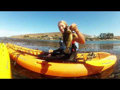 Catching Rockfish out of the kayak in Cayucos