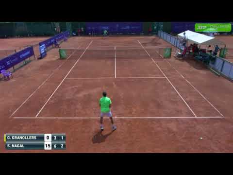 Sumit Nagal vs Gerard Granollers - ATP Bratislava Challenger R2 Highlights