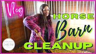 HORSE BARN CLEANUP | EDIBLE COOKIE DOUGH RECIPE | VLOG