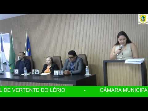 REUNIÃO DO LEGISLATIVO MUNICIPAL DE VERTENTE DO LÉRIO - PE 03/09/2026