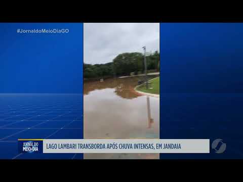 Muita chuva em Israelândia, Jandaia e Planaltina de Goiás