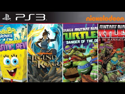 Nickelodeon Cartoons Games for PS3