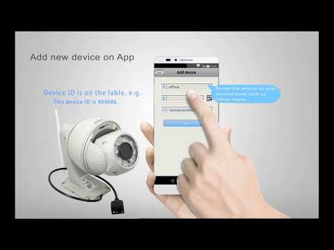 Sricam SP008 Outdoor IPCam Video Guide on APP