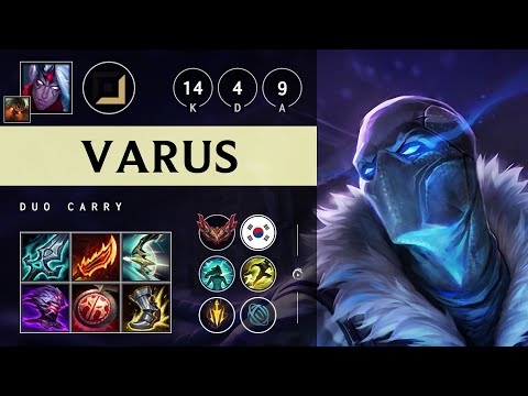 Varus ADC vs Ashe - KR Grandmaster Patch 25.12