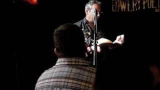 Mike Watt Reads Political Song for Michael Jackson/Toadies/The Glory of Man In NYC 7/25/09