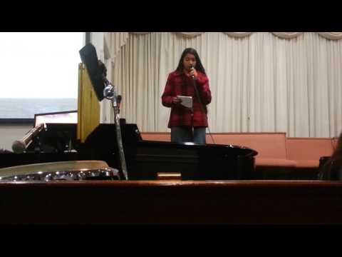 Zoe sings: Lord, I'm Available To You
