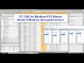 S7 1200 S7 1500 As Modbus RTU Master Reads 5 Modbus Slaves