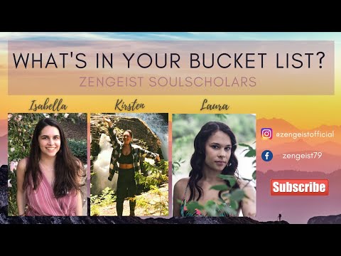 What's in your bucket list? SoulScholars Ego & Legacy