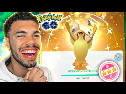 MEGA SHINY LUCKY EM BUSCA DO IV PERFEITO - POKEMON GO | Cris |