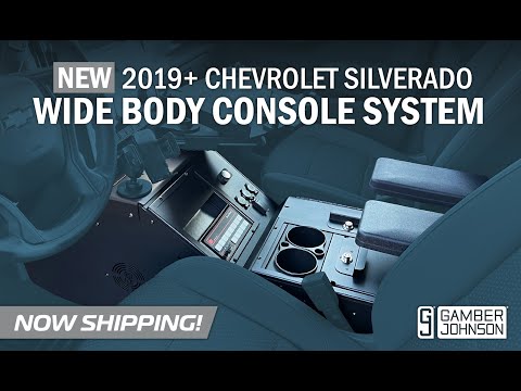 2019+ Chevrolet Silverado Wide Body Console Box with Cup Holder