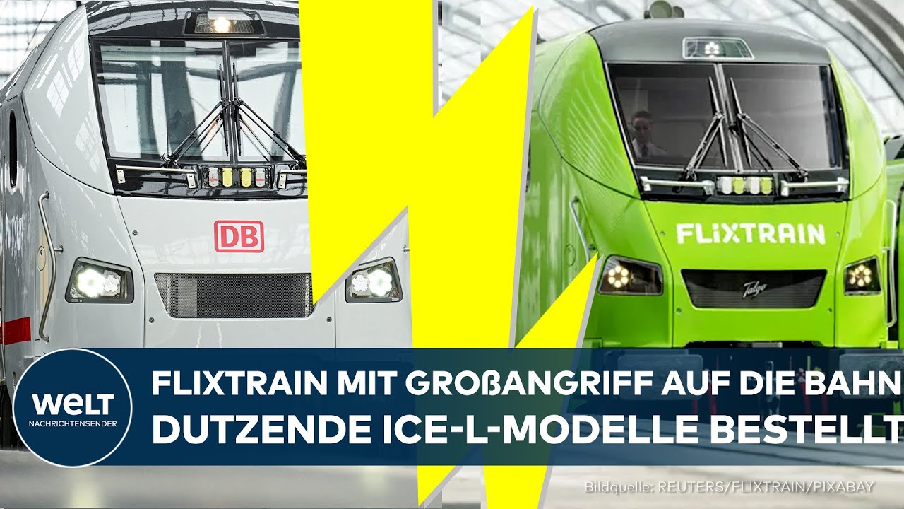 DEUTSCHLAND: Großangriff auf die Deutsche Bahn! – Flixtrain bestellt 65 Schnellzüge!