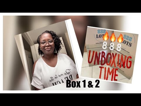 Unboxing 888 LOTS Home Box 1 & 2. #unboxing #888lots #saveherefirst #Reseller #homegoods