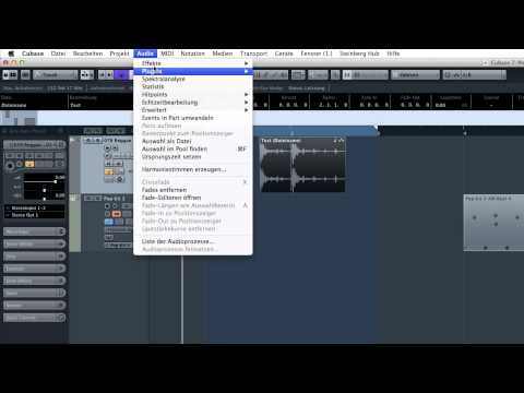 20.21 Cubase - Infozeile