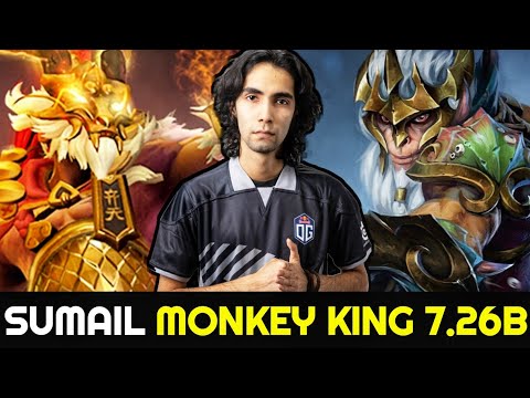 SUMAIL Monkey King 100% Destroys Enemies with Moon Shard Build 7.26 Dota 2
