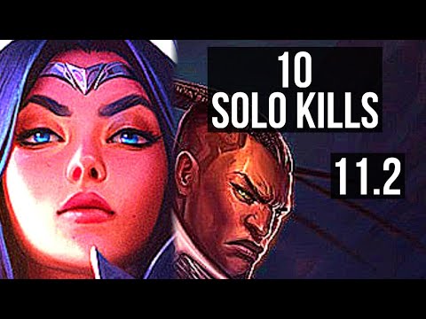 IRELIA vs LUCIAN (MID) | 10 solo kills, Rank 6 Irelia, Rank 26 | TR Grandmaster | v11.2