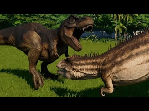 Carcharodontosaurus vs T-Rex, Indominus Rex, Indoraptor, Spinoraptor, Giganotosaurus, Spino & Allo