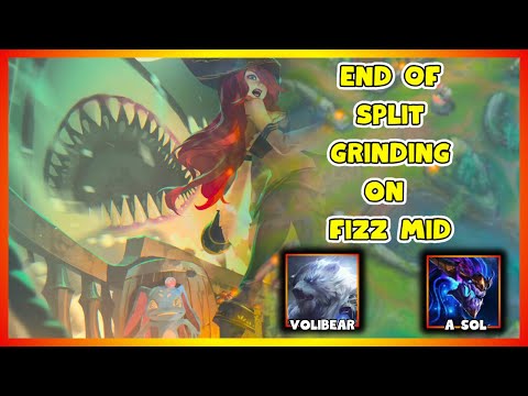 Last Day Of Split 2! What Elo Will We End At? | Fizz Mid vs Volivear, Aurelion Sol 14.18