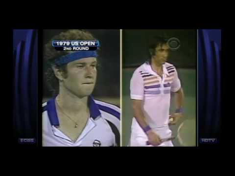 US Open 1979 - 2nd round - John McEnroe v Ilie Nastase