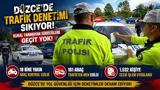 Düzcede 161 Araç Trafikten Men Edildi
