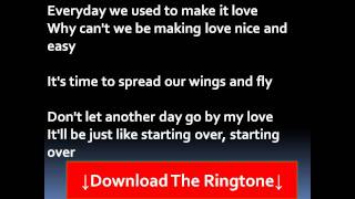 John Lennon - (Just Like) Starting Over Lyrics
