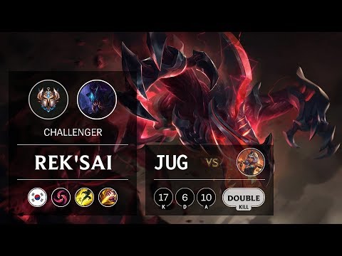 Rek'Sai Jungle vs Qiyana - KR Challenger Patch 9.20