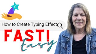 How to Create Typing Effect in less than 5 minutes // Canva Tutorial