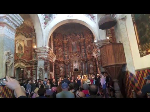 Maynooth University Chamber Choir at San Xavier Mission, Tucson Arizona