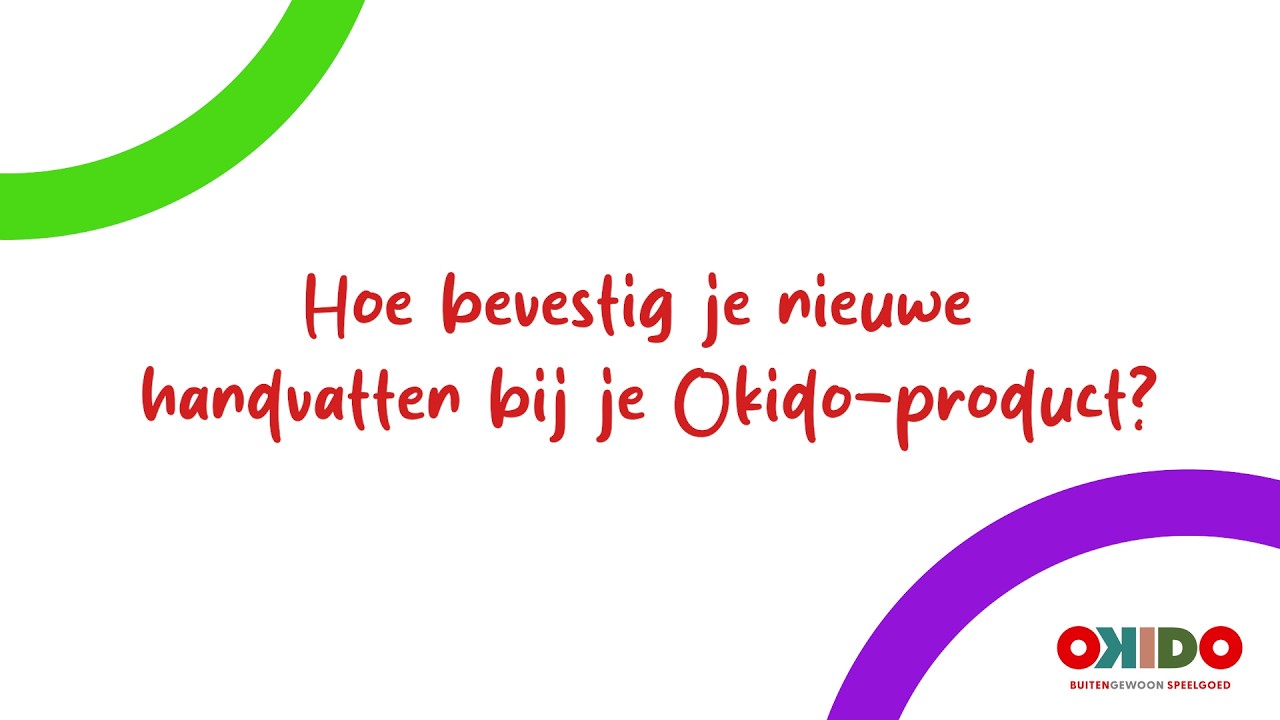 Okido handvatten vervangen