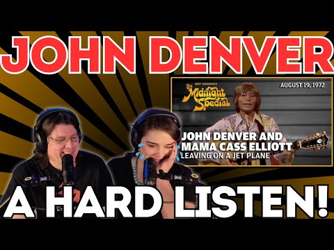 JOHN DENVER - Leaving On A Jet Plane [Live on Midnight Special] FIRST TIME COUPLE REACTION