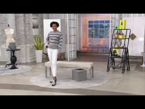 FLY London Leather Heeled Sandals - Wena on QVC