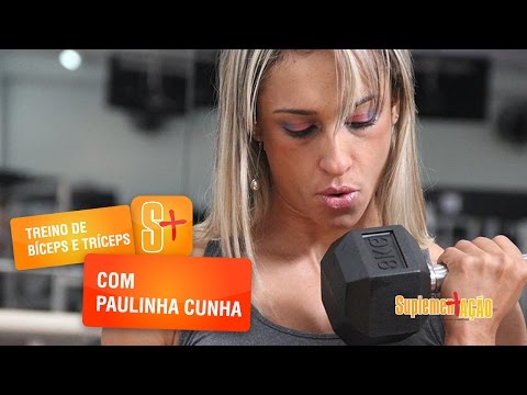 Paula Cunha - Treino de Bíceps e Tríceps