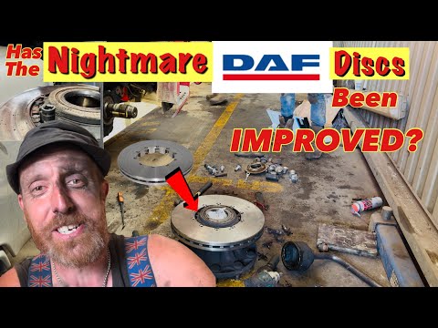 Poor STRUGGLE BUS! Fitting WINNARD Discs to DAF truck 