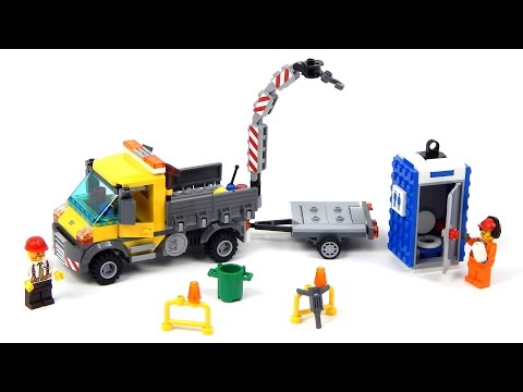 Vidéo LEGO City 60073 : Le camion grue