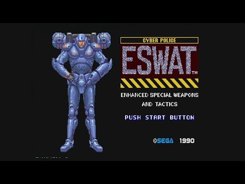 Cyber Police ESWAT (Genesis / Mega Drive) Playthrough
