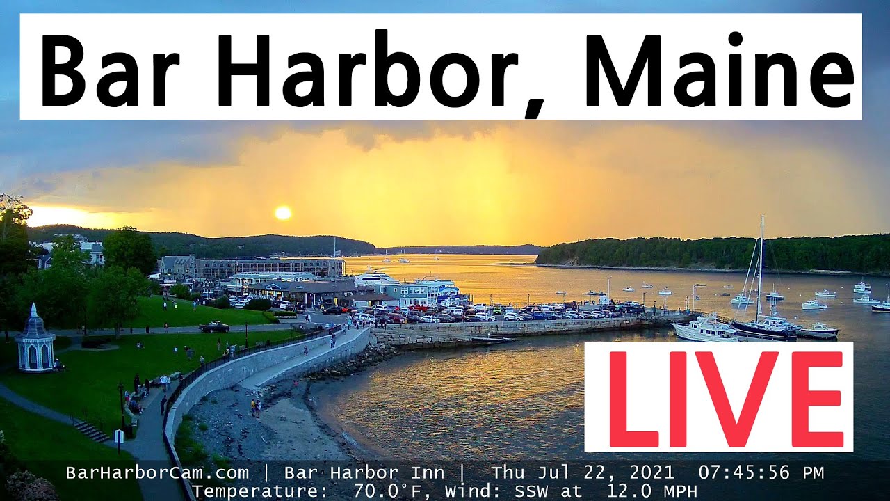 Live webcam view of Bar Harbor Inn West View, Acadia