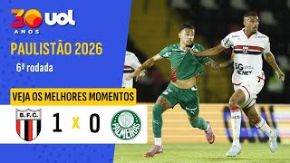 PAULISTÃO 2026: MELHORES MOMENTOS BOTAFOGO-SP 1 X 0 PALMEIRAS