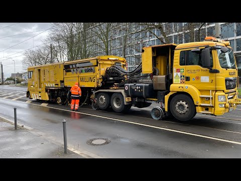 Vossloh explains milling grooved rails with the SF02 W-FS rail milling truck