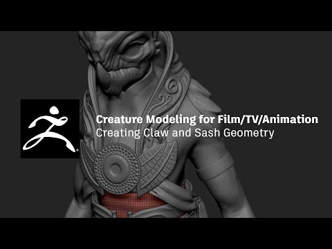 3D Creature Modeling for film with Maya and ZBrush - Lesson 5 / 15