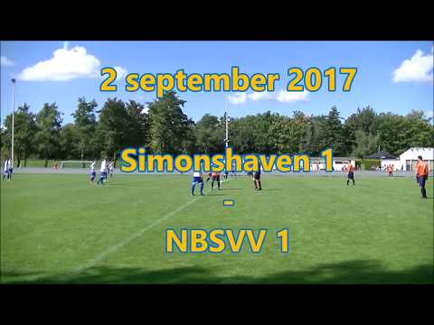 2 september Simonshaven 1   NBSVV 1 beker